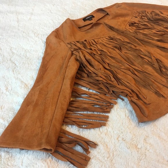 Suede Fringe Jacket - Picture 3 of 6
